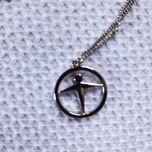 Tiffany Sterling Silver Manpower Pendant
